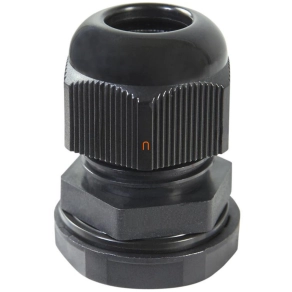 Haupa tömszelence M32+anya 18-25mm IP68 fekete 250092