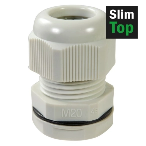   Tömszelence  M16 +anya IP68 szürke, ipari, Slim Top 250142 Haupa