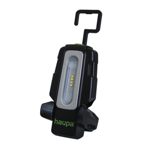   HAUPA 130336 Mini munkalámpa 1x4W HUPlight4 IP54 Li-ion akku (állvány, mágnes és akasztó)