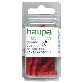   Haupa gyorscsatlakozó telj.szig. PTCSH SmallPack 0,5-1,0/ 6,3x0,8 PVC