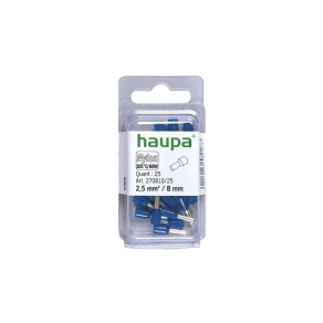   Haupa érvéghüvely szigetelt 2,5/ 8 kék 270810/25 SmallPack (25db/blis