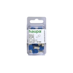   Haupa érvéghüvely szigetelt 16/12 kék 270826/10 SmallPack (10db/blisz