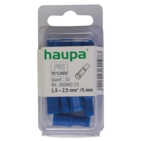   Haupa hengeres saru hüvely SmallPack 1,5-2,5 mm2, 20,7 mm, 10 db/cs 2