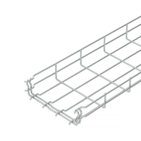   Obo GRM rácsos kábeltálca 4,8 mm huzalátmérő 55x200x3000, galvanikusan horganyzott, EN ISO 19598 / EN ISO 4042, cink 6001447
