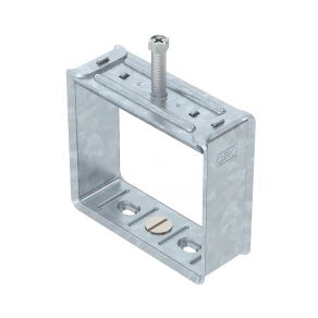   Obo kábelköteg-rögzítő bilincs alsórész 80x100mm, merítetten tűzihorganyzott, DIN EN ISO 1461 1194089