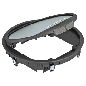   Obo szerelvénybetét univerzális szereléshez O324x62, grafit fekete 7405516