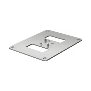   Obo fenéklemez 170x130x3, szalaghorganyzott / műanyag bevonatú, DIN EN 10346, fehéralumínium 6290104