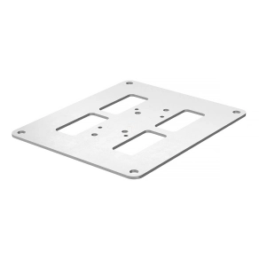   Obo fenéklemez 200x170x3mm, szalaghorganyzott / műanyag bevonatú, DIN EN 10346, hófehér 6290130