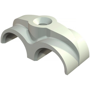   Obo ISO szegezhető kábelrögzítő 2-férőhelyes 7-11mm, világos szürke 2213117