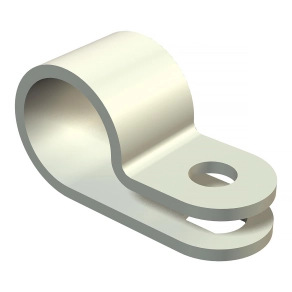 Obo rögzítőbilincs 16mm, világos szürke 2222167