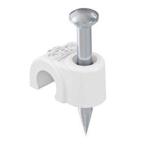 Obo ISO Nagel-Clip 7mm, L18, hófehér 2225506