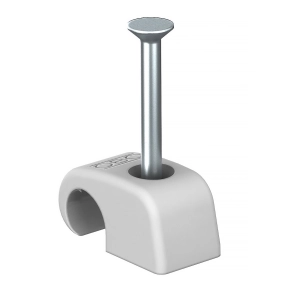 Obo Haft Clip 4-7mm, L25, világos szürke 2228629