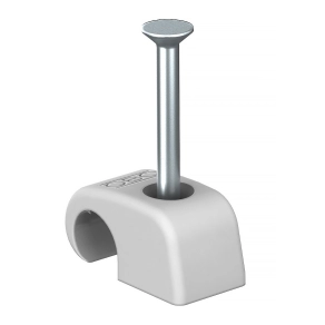 Obo Haft Clip 10-14mm, L25, világos szürke 2228823