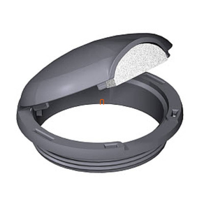   OBO SH80 7011 Szerelvényvédő-burkolat acélszürke 7408020