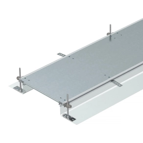   Obo nyitható padlócsatorna zárt, bepattintható 2400x300x140, szalaghorganyzott, DIN EN 10346 7424042