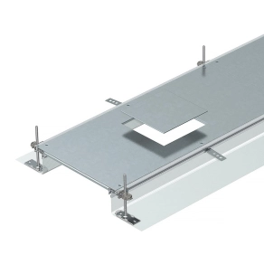   Obo nyitható padlócsatorna GES4 szerelvénybetéthez 2400x300x140, szalaghorganyzott, DIN EN 10346 7424120
