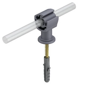 Obo vezetéktartó facsavarokkal 30mm, szürke 5207878