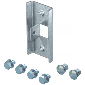   Obo létrafok-tartó M10x30 hatlapfejű csavarral, merítetten tűzihorganyzott, DIN EN ISO 1461, cink 6007496