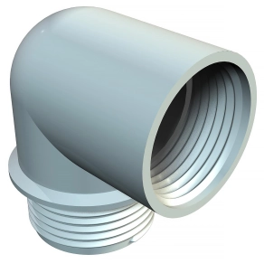   Obo derékszögű csatlakozócsonk PG21, világos szürke 2029952