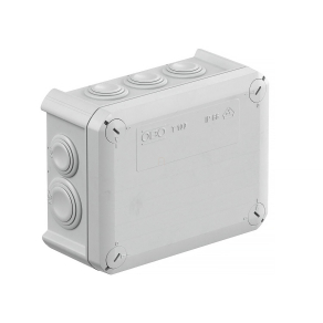   Obo leágazódoboz bevezetőnyílások: 8xM25 2x M32, világosszürke 150x116x67 2007081