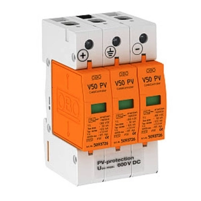   Obo Combi Controller V50 hárompólusú, napelemes rendszerh 600V DC 5093623