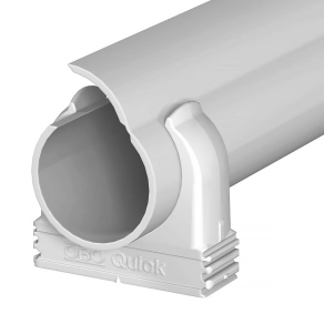   Obo Quick-Pipe szett Quick-csatorna + Quick-bilincs M16, világos szürke 2154501