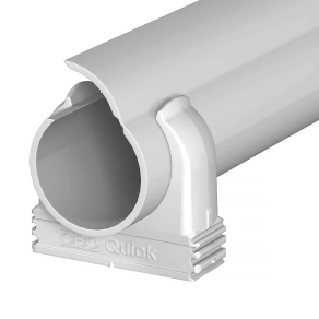  Obo Quick-Pipe szett Quick-csatorna + Quick-bilincs M25, világos szürke 2154536