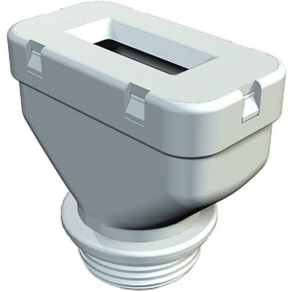 Obo tömszelence szalagkábelhez, kőszürke M25 2013009