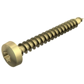   Obo Golden-Sprint csavar Panhead, T Drive hajtás 3,5x40mm, galvanikusan horganyzott, EN ISO 19598 / EN ISO 4042 3198026