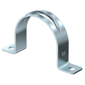   Obo kétrétegű rögzítőbilincs 50mm, galvanikusan horganyzott, EN ISO 19598 / EN ISO 4042 1018507