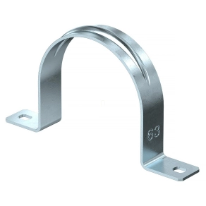   Obo kétrétegű rögzítőbilincs 63mm, galvanikusan horganyzott, EN ISO 19598 / EN ISO 4042 1018639