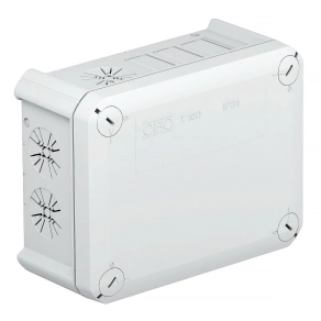   Obo leágazódoboz Wieland csatlakozó nélkül 150x116x67, világos szürke 2007807