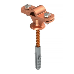   Obo vezetéktartó facsavarokkal 8-10mm, vörösréz bevonattal 5230365