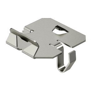   Obo rögzítőelem kábeltálcához válaszfal rögzítéséhez, felületkezelés nélkül, utókezelt, nemesacél 6062280