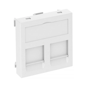   Obo adatátviteli csatlakozó 2 db A típusú csatlakozó modulh 45x45mm, hófehér 6119202