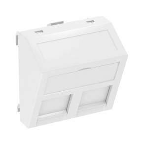   Obo adatátviteli csatlakozó 2 db A típusú csatlakozó modulh 45x45mm, hófehér 6119238