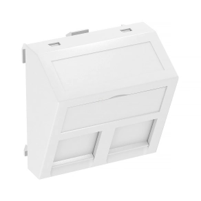   Obo adatátviteli csatlakozó 2 db C típusú csatlakozó modulh 45x45mm, hófehér 6119250