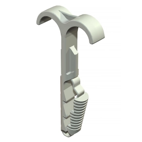   Obo bilincs önfeszítő dübellel kettes 4-12mm, világos szürke 2197855