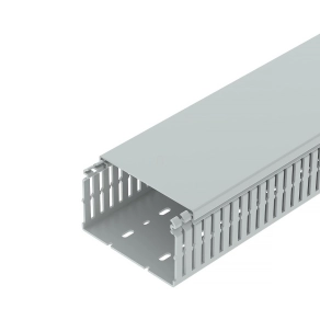   Obo vezetékrendező csatorna halogénmentes 75x125x2000, világos szürke 6178566