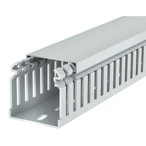   Obo vezetékrendező csatorna halogénmentes 50x50x2000, világos szürke 6178585