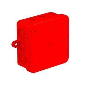 Obo kábel-leágazódoboz, piros 85x85x40 2000164