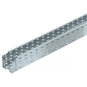   Obo MKSM kábeltálca perforált, gyorsösszekötővel 110x100x3050, szalaghorganyzott, DIN EN 10346, cink 6059156