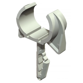 Obo Snap csőbilincs 19-22,5mm, világos szürke 2148056