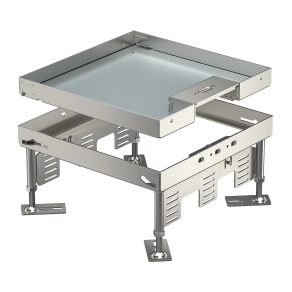 Obo négyzetes kazetta kábelkivezetéssel 243x243mm 7409218