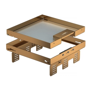 Obo négyzetes kazetta kábelkivezetéssel 243x243mm 7409234