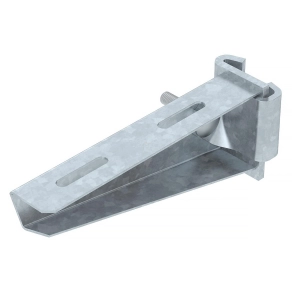   Obo oszlopra szerelhető konzol IS8-oszlophoz B160mm, merítetten tűzihorganyzott, DIN EN ISO 1461, cink 6419376