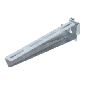   Obo oszlopra szerelhető konzol IS8-oszlophoz B310mm, merítetten tűzihorganyzott, DIN EN ISO 1461, cink 6419388