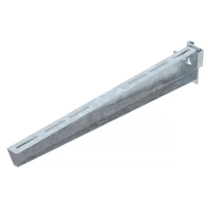   Obo oszlopra szerelhető konzol IS8-oszlophoz B560mm, merítetten tűzihorganyzott, DIN EN ISO 1461, cink 6419406