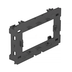   Obo szerelvénytartók Modul 45-höz nyitott kivitelű 15x76x127, világos szürke 6288576
