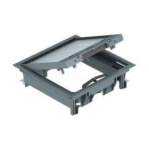   Obo szerelvénybeépítő egység univerzális 222x222x65, acélszürke 7405145